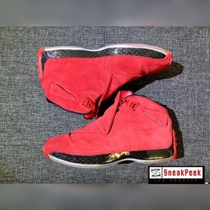 Air Jordan XVIII 18 Gym Red Black Toro Men’s 8.5